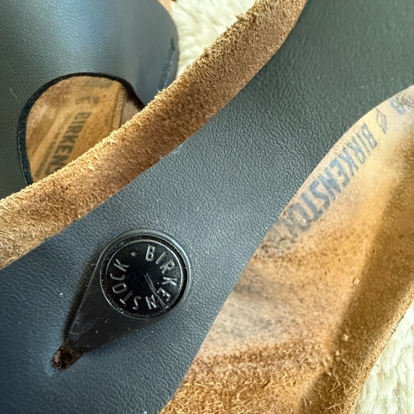 Birkenstock Black Matte  Gizeh Sandals EUR 38 US 7 - Picture 12 of 15